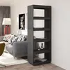 Image de vidaXL Bibliothèque/Séparateur de pièce Gris 60x35x167 cm Pin massif