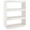 Image de vidaXL Bibliothèque/Séparateur de pièce Blanc 80x35x103 cm Bois de pin