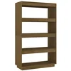 Image de Bibliothèque/Séparateur de pièce Marron miel 80x35x135 cm Pin