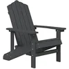Image de Chaise de jardin Adirondack en polyéthylène haute densité Anthracite