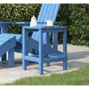 Image de vidaXL Table de jardin Adirondack Bleu marine 38x38x46 cm PEHD