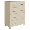 Image de vidaXL Buffet Meuble en pin massif marron miel 79 x 40 x 103 cm