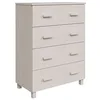 Image de Buffet HAMAR Blanc 79x40x103.5 cm Bois Massif Pin