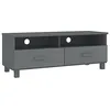 Image de vidaXL Tv-meubel HAMAR 106x40x40 cm massief grenenhout donkergrijs