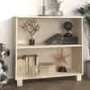 Image de vidaXL Buffet HAMAR Marron miel 85x35x80 cm Bois massif de pin