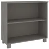 Image de vidaXL Dressoir HAMAR 85x35x80 cm massief grenenhout lichtgrijs