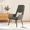 Image de vidaXL Chaise de relaxation Gris clair Tissu