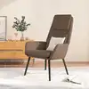 Image de vidaXL Chaise de relaxation Taupe Tissu