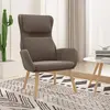 Image de vidaXL Chaise de relaxation Marron Velours