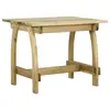 Image de vidaXL Table de jardin 110x74x75 cm Bois de pin imprégné