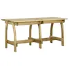 Image de vidaXL Table de jardin 160x74x75 cm Bois de pin imprégné