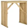 Image de vidaXL Table de bar 100x60x110 cm Bois de pin imprégné