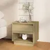 Image de vidaXL Table de chevet Chêne sonoma 45x34x44 cm bois d'ingénierie