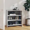 Image de vidaXL Buffet Gris béton 70x40,5x75 cm Bois d'ingénierie