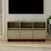 Image de vidaXL Meuble TV Chêne sonoma 102x37,5x52,5 cm Bois d'ingénierie