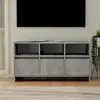 Image de vidaXL Meuble TV Gris béton 102x37,5x52,5 cm Bois d'ingénierie