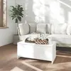 Image de vidaXL Table basse blanc 90x50x41,5 cm bois d'ingénierie