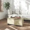 Image de vidaXL Table basse chêne sonoma 90x50x41,5 cm bois d'ingénierie