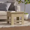 Image de vidaXL Table basse chêne sonoma 55x55x42 cm bois d'ingénierie
