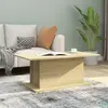 Image de vidaXL Table basse chêne sonoma 102x55,5x40 cm bois d'ingénierie