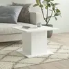 Image de vidaXL Table basse blanc 55,5x55,5x40 cm bois d'ingénierie