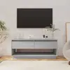 Image de vidaXL Meuble TV Sonoma gris 102x41x44 cm Bois d'ingénierie