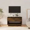 Image de vidaXL Meuble TV chêne fumé 70x41x44 cm bois d'ingénierie