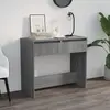 Image de vidaXL Table console sonoma gris 89x41x76,5 cm bois d'ingénierie