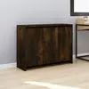 Image de vidaXL Buffet Chêne fumé 102x33x75 cm Bois d'ingénierie