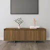 Image de vidaXL Meuble TV Chêne marron 120x30x40,5 cm Bois d'ingénierie