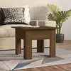 Image de vidaXL Table basse chêne marron 55x55x42 cm bois d'ingénierie