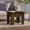 Image de vidaXL Table basse chêne fumé 55x55x42 cm bois d'ingénierie