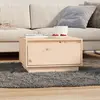 Image de vidaXL Table basse 55x56x32 cm Bois massif de pin