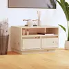 Image de vidaXL Meuble TV 60x35x37 cm Bois de pin massif