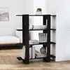 Image de vidaXL Bibliothèque/Séparateur de pièce Noir 100x30x123,5 cm