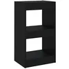 Image de Bibliothèque/Séparateur de pièce Noir 40x30x72 cm