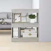 Image de vidaXL Bibliothèque/Séparateur de pièce Gris béton 60x30x72 cm