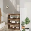 Image de vidaXL Bibliothèque/Séparateur de pièce chêne marron bois d'ingénierie