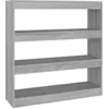 Image de Bibliothèque/Séparateur de pièce Sonoma gris 100x30x103 cm