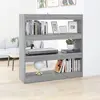 Image de vidaXL Bibliothèque/Séparateur de pièce sonoma gris 100x30x103 cm