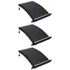 Image de vidaXL Panneaux de chauffage solaire de piscine courbés 3 pcs 110x65cm