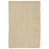 Image de vidaXL Tapis shaggy antidérapant Crème 140x200 cm