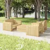 Image de vidaXL Salon de jardin 4 pcs Bois massif de pin imprégné