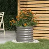 Image de vidaXL Jardinière de jardin Acier galvanisé 40x40x36 cm Gris