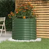 Image de vidaXL Jardinière de jardin Acier galvanisé 80x80x68 cm Vert
