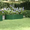 Image de vidaXL Lit surélevé de jardin Acier galvanisé 152x80x36 cm Vert