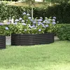 Image de vidaXL Lit surélevé de jardin Acier galvanisé Anthracite