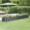 Image de vidaXL Lit surélevé de jardin Acier galvanisé Anthracite