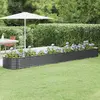 Image de vidaXL Lit surélevé de jardin Acier galvanisé Anthracite