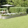 Image de vidaXL Lit surélevé de jardin Acier galvanisé Argenté